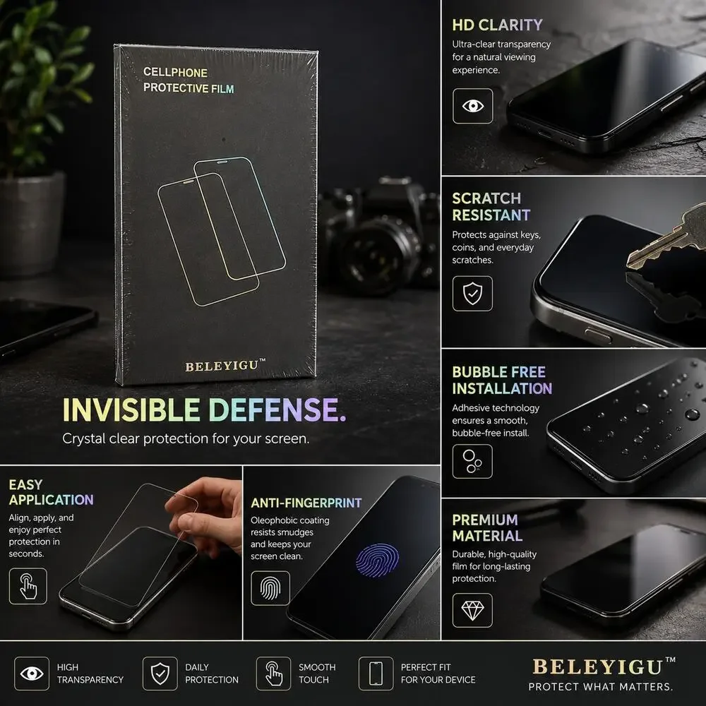BELEYIGU Cellphone Protective Film - iPhone 14 Pro Max
